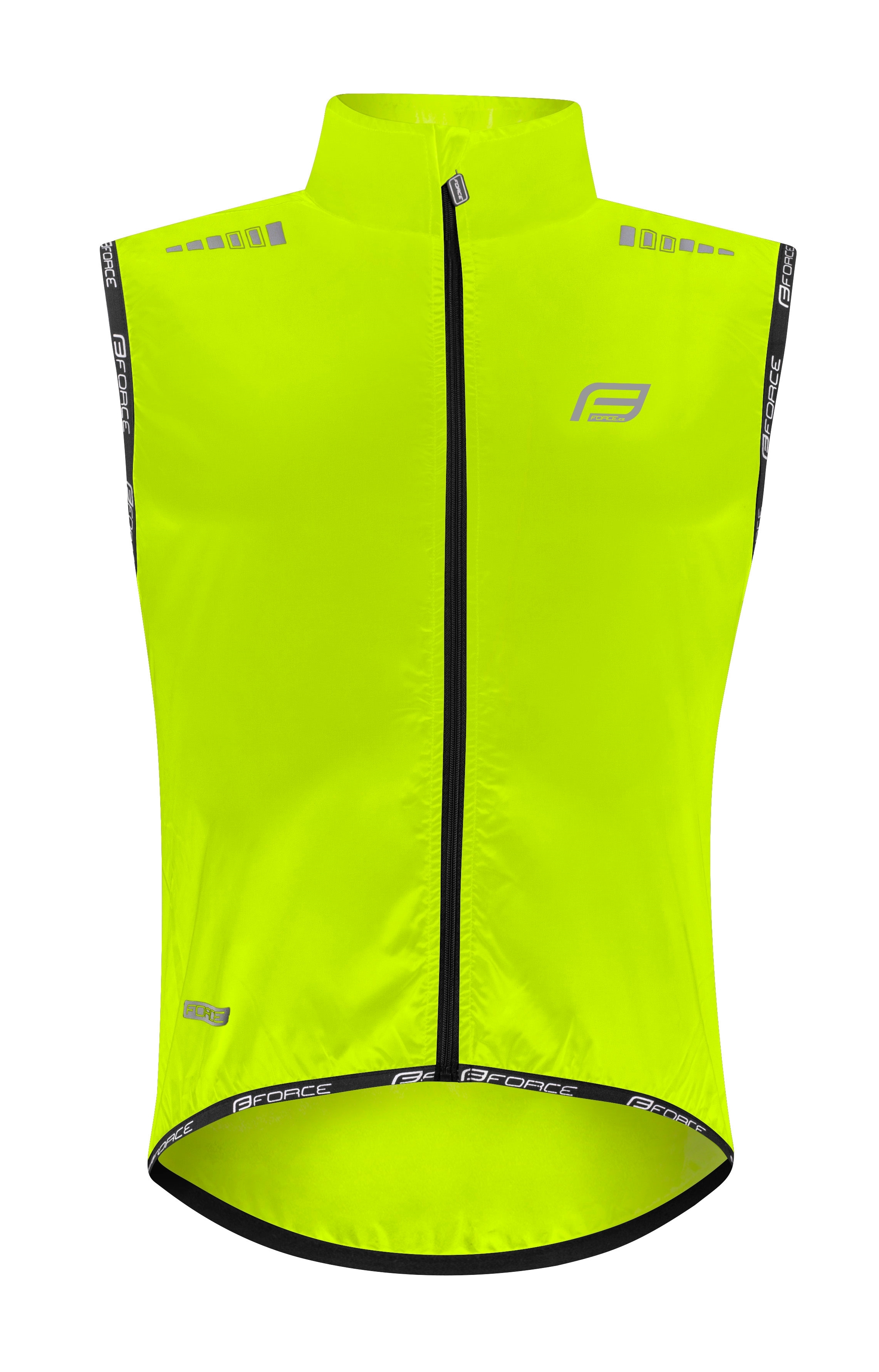 Pánská cyklistická vesta Force V48 - Fluo vel. S