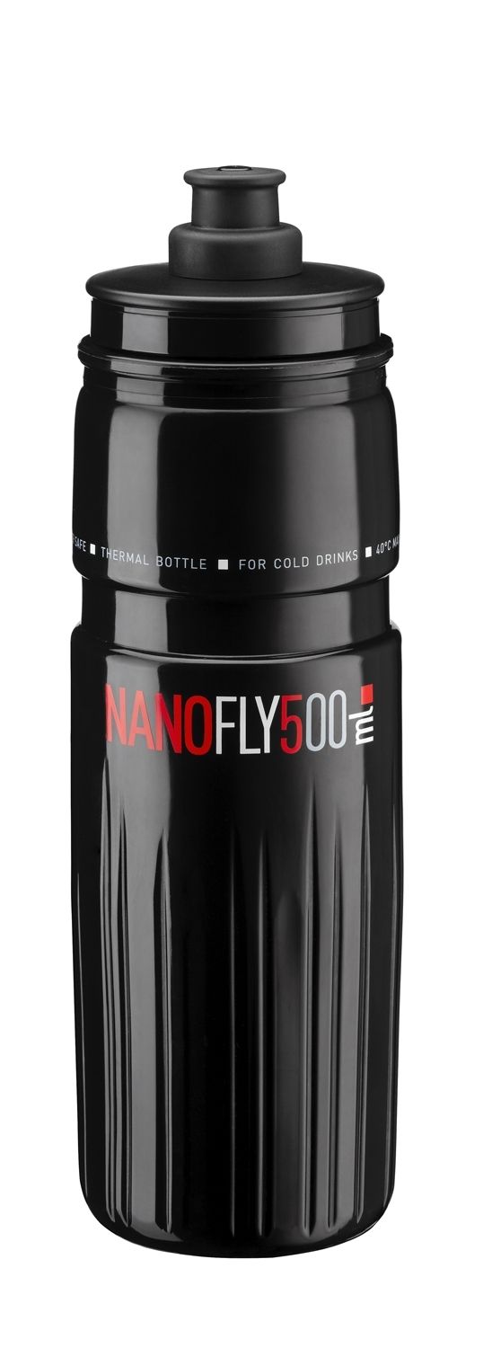 Láhev ELITE NANOFLY 0,5 l, termo - černá