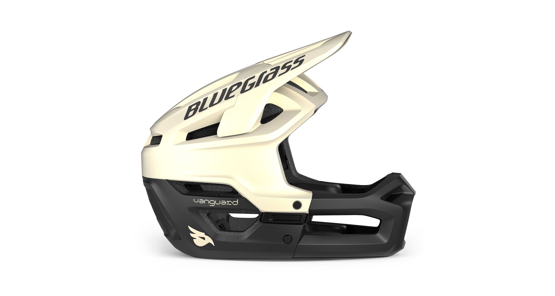 Přilba Bluegrass Vanguard Core MIPS - Bílá/černá Velikost: 56/58 cm (M)