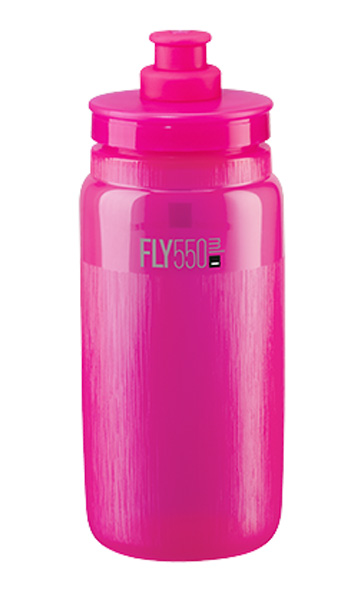 Láhev na kolo ELITE Fly Tex 0,55l Barva: růžová fluor