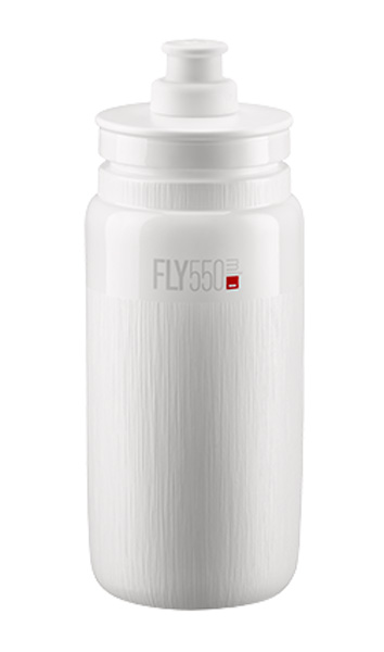 Láhev na kolo ELITE Fly Tex 0,55l Barva: Bílá