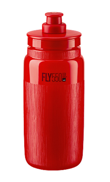 Láhev na kolo ELITE Fly Tex 0,55l Barva: Červená