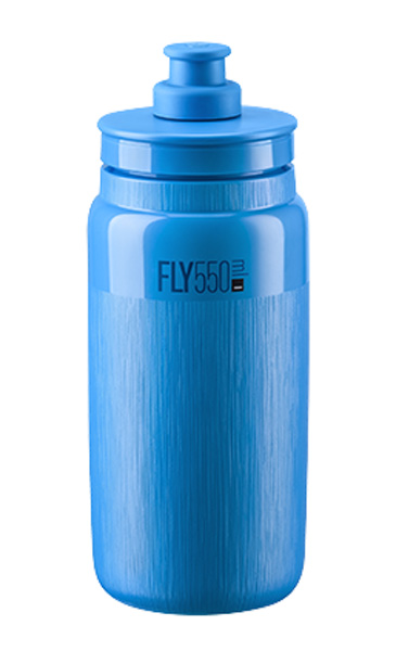 Láhev na kolo ELITE Fly Tex 0,55l Barva: Průhledná černá