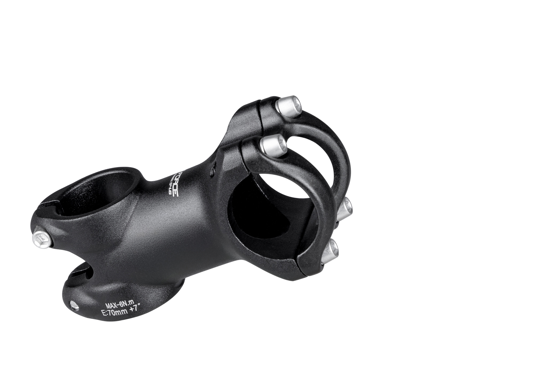 Představec FORCE BASIC S4.6 Al - černý Délka: délka 80 mm