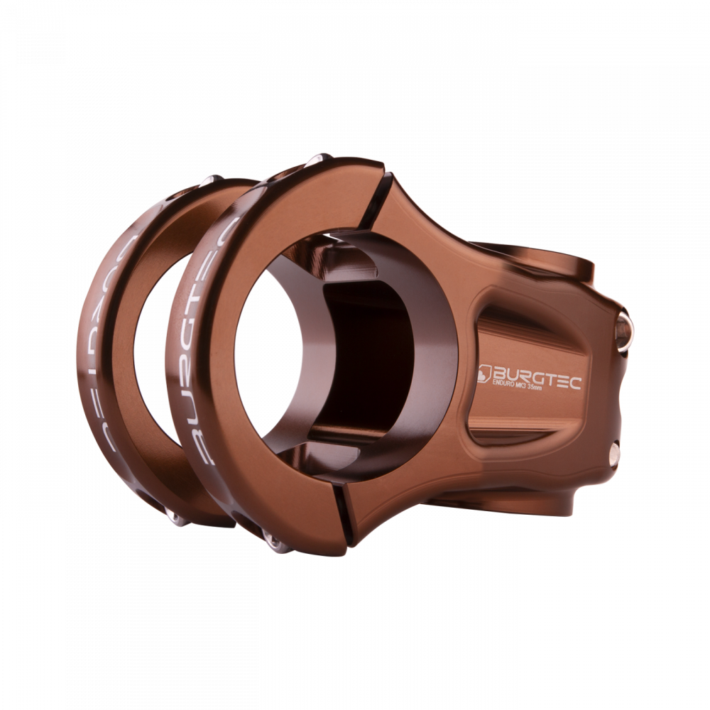 Představec Burgtec Enduro MK3 Barva: Kash Bronze, Průměr řídítek: 35, Délka představce: 35