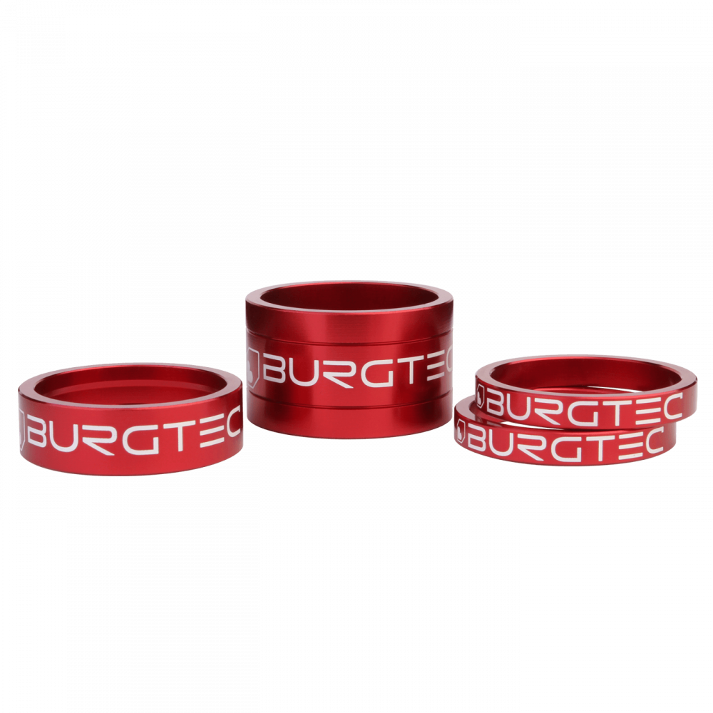 Podložky pod představec BURGTEC Barva: Race Red
