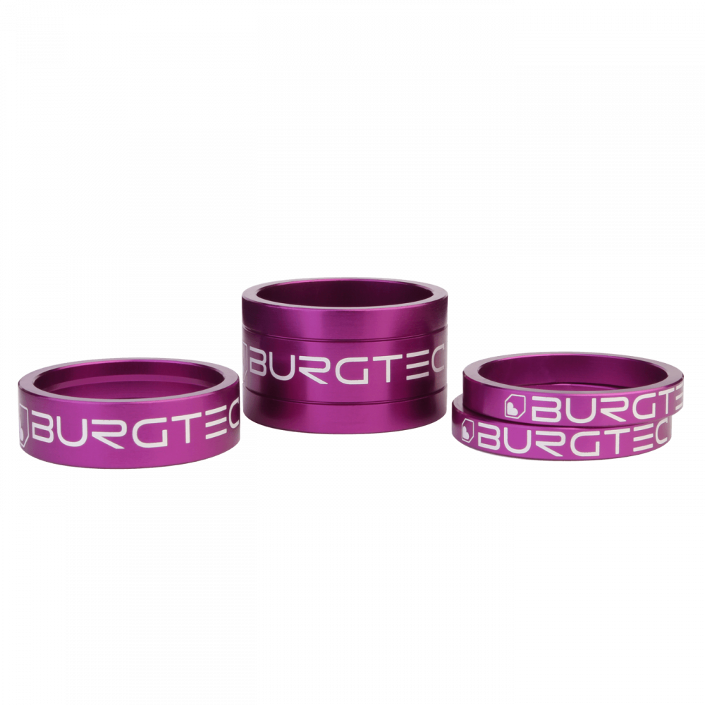 Podložky pod představec BURGTEC Barva: Purple Rain