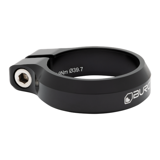 Sedlová objímka Burgtec Barva: Burgtec Black, Průměr sedlovky: 34.9mm