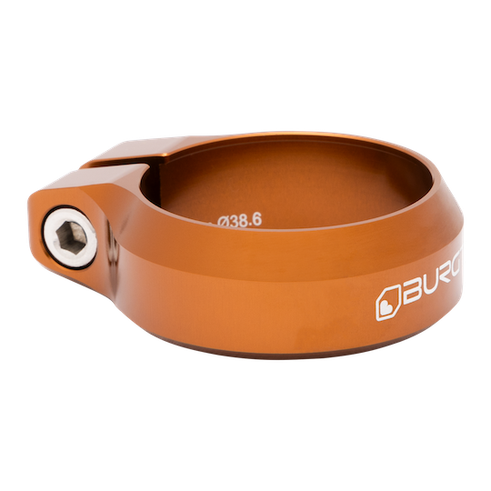 Sedlová objímka Burgtec Barva: Kash Bronze, Průměr sedlovky: 39.7mm