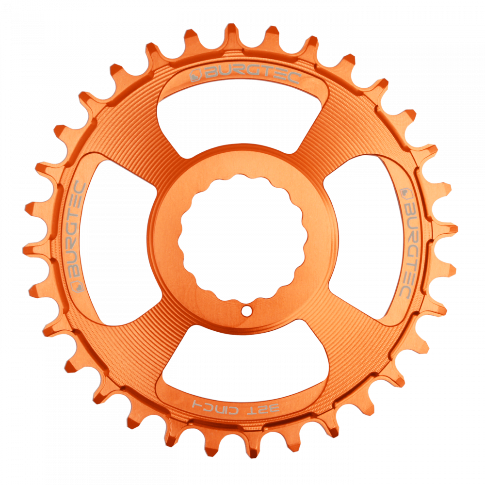 Převodník Burgtec Cinch Thick Thin Barva: Iron Bro Orange, Velikost převodníku: 34T