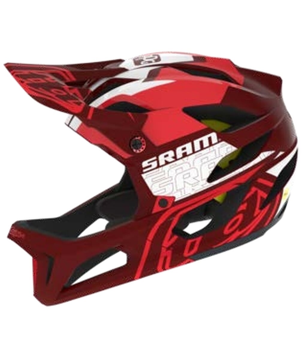 Integrální přilba Troy Lee Designs Stage Mips Sram Vector Red Velikost: XS-S