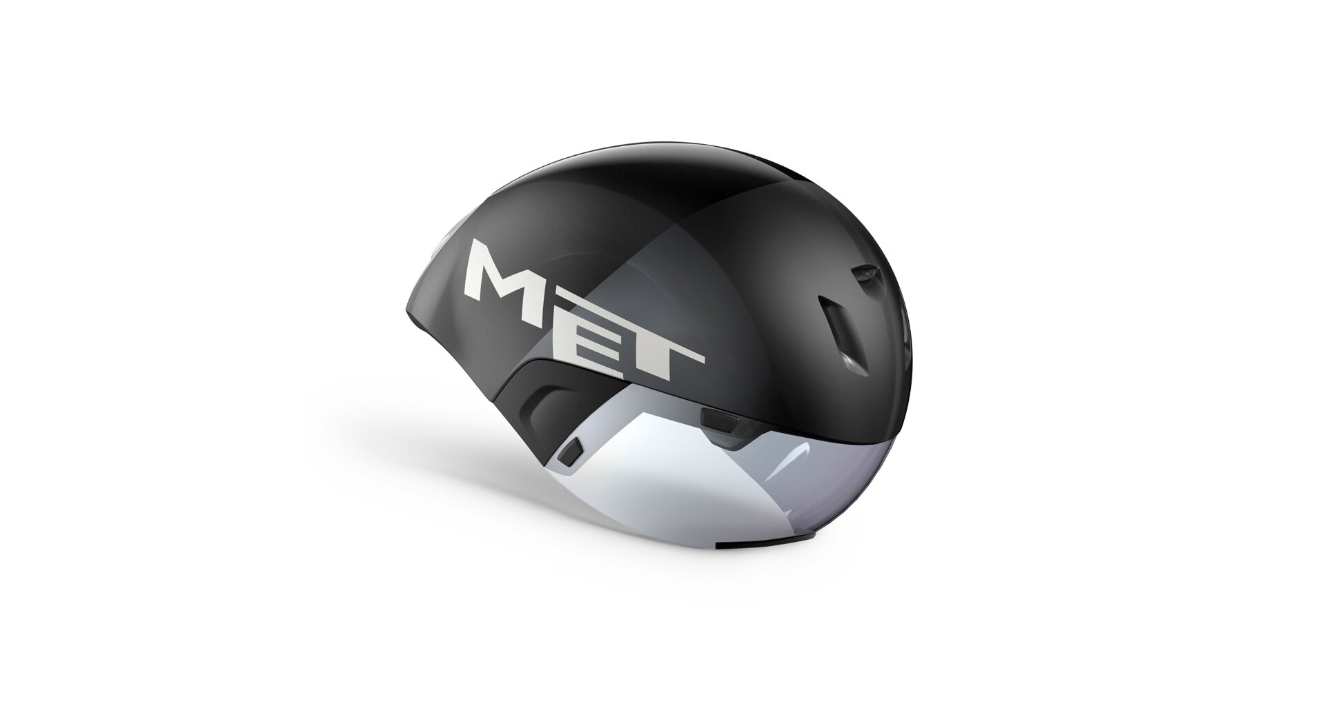 Přilba MET Codatronca - Černá/stříbrná Velikost: 58/61 cm (L)