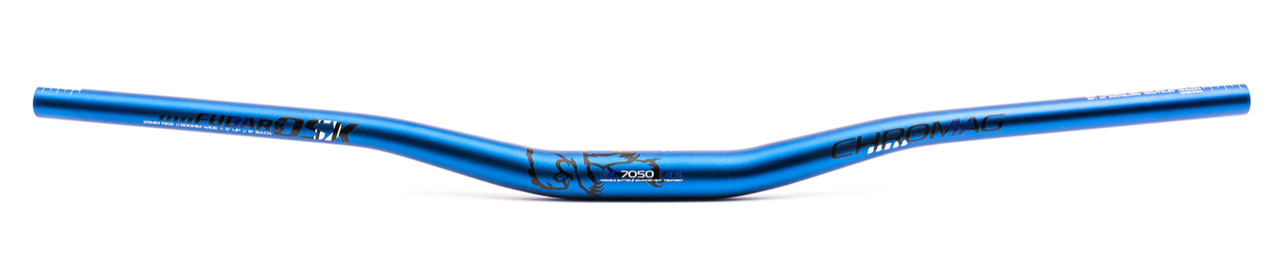 Anodizovaná řídítka Chromag OSX - 25mm zdvih, 31,8/800mm Barevná kombinace: Modrá