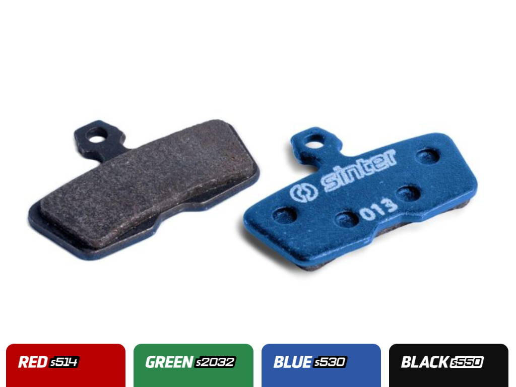 Brzdové destičky Sinter - Sram Code Směs: Green