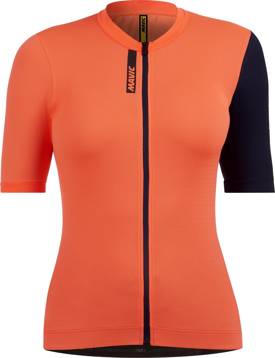 MAVIC DOPLŇKY Dámský dres Mavic Essential - Coral Deep Blue Velikost: XS