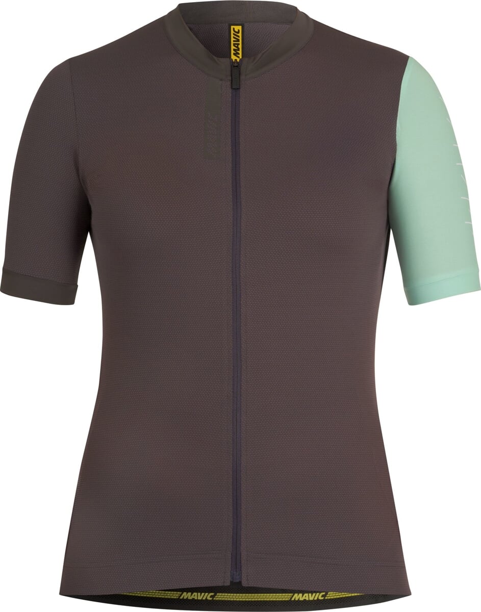 MAVIC DOPLŇKY Dámský dres Mavic Essential - Carbone Mint Velikost: XS