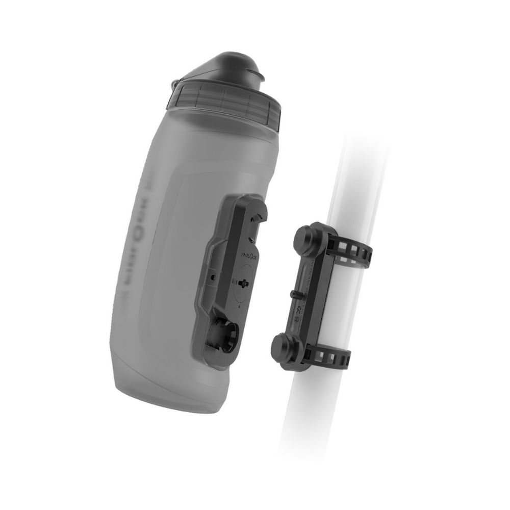 Set láhve s držákem Fidlock BOTTLE TWIST 590ml - tmavá - univerzální základna