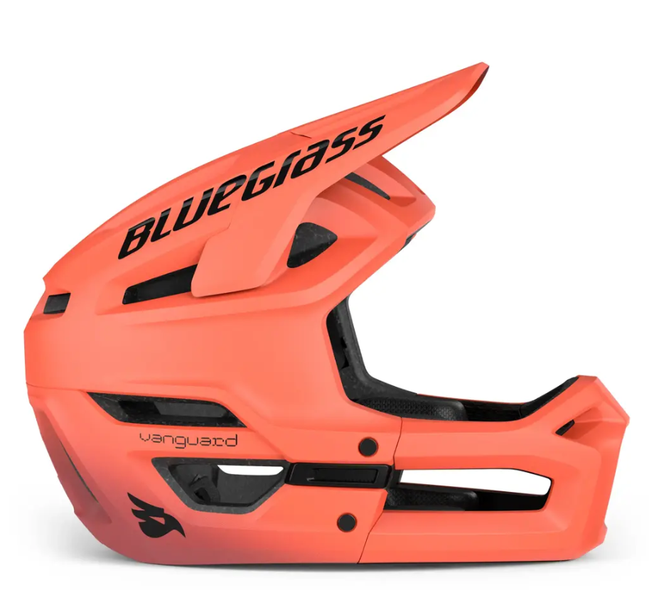 Přilba Bluegrass Vanguard Core MIPS - Coral/Black Velikost: 52/56 cm (S)