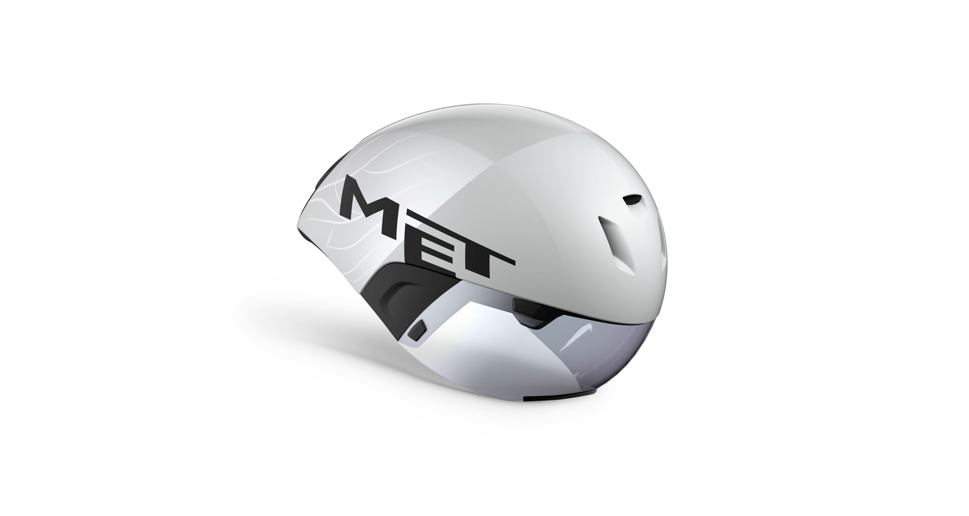 Přilba MET Codatronca - Bílá/stříbrná Velikost: 58/61 cm (L)