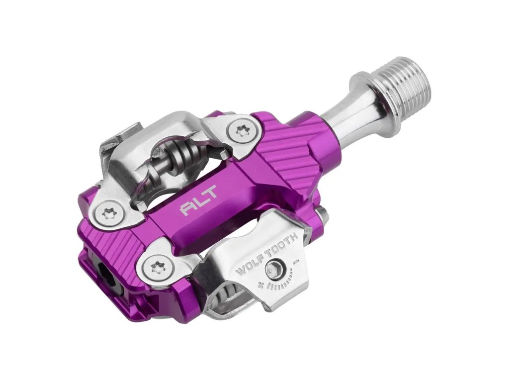 Pedály Wolf Tooth ALT XC Clipless Barva: Ultraviolet Purple