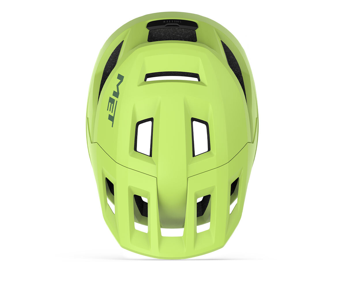 Přilba MET Shelter MIPS - Ultra lime Velikost: 52/56 cm (S)