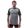 Pánské funkční triko Sensor Merino Active PT Adventure kr.rukáv - Šedá/černá