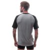 Pánské funkční triko Sensor Merino Active PT Adventure kr.rukáv - Šedá/černá