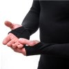 Pánské funkční triko Sensor Merino DF dl.rukáv s kapucí - Černá