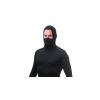 Pánské funkční triko Sensor Merino DF dl.rukáv s kapucí - černá