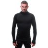 Pánské funkční triko Sensor Merino DF dl.rukáv s kapucí - Černá