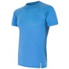 Pánské funkční triko Sensor Merino Active kr.rukáv - Modrá