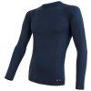 Pánské funkční triko Sensor Merino DF dl.rukáv - Deep blue