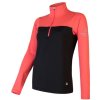 Dámská funkční mikina Sensor Coolmax Thermo - Černá/korál
