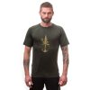 Pánské funkční triko Sensor Merino Air PT Earth kr.rukáv - Olive green