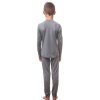 Dětský funkční set Sensor Merino Active triko dl.rukáv + podvlékací kalhoty - Šedá
