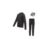 Juniorský funkční set Sensor Merino Active triko dl.rukáv + podvlékací kalhoty - černá