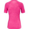 Dámské bezešvé merino tričko Silvini Soana - pink