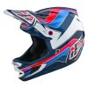 Interální přilba Troy Lee Designs D4 MIPS Block blue/White