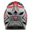 Integrální přilba Troy Lee Designs D4 Carbon Mips Sram Red/Black