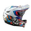 Integrální přilba Troy Lee Designs D4 Composite MIPS - frames white / silver