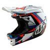 Integrální přilba Troy Lee Designs D4 Composite MIPS - frames white / silver