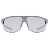 Brýle UVEX Axos set - Grey matt/mir. silver