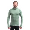 Pánské funkční triko Sensor Merino DF dl.rukáv s kapucí - Basil green