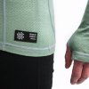 Pánské funkční triko Sensor Merino DF dl.rukáv s kapucí - Basil green