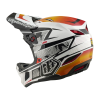 Integrální přilba Troy Lee Designs D4 Composite MIPS - lined up white