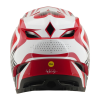 Integrální přilba Troy Lee Designs D4 Polyacrylite MIPS - the line fire / white