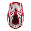 Integrální přilba Troy Lee Designs D4 Polyacrylite MIPS - the line fire / white