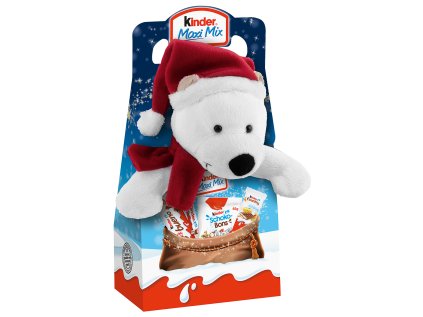 Kinder Maxi mix cukrovinek s plyšovou hračkou 133g