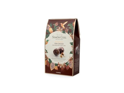 9117(Estuche bombón praliné de avellana y chocolate 70� cacao SC 144g)