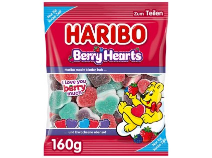 haribo berry hearts 160g no1 4605